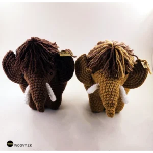 Handcrafted Woovy Luxury Crochet Mammoth is made with high-quality milk cotton yarn. Perfect for cuddling.